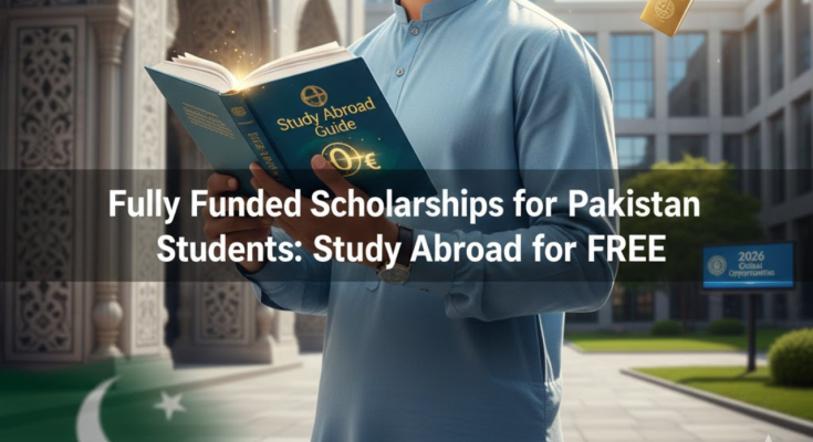 Fully Funded Scholarships for Pakistani Students 2026: Study Abroad for FREE