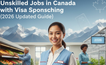 Unskilled Jobs in Canada with Visa Sponsorship (2026 Updated Guide)
